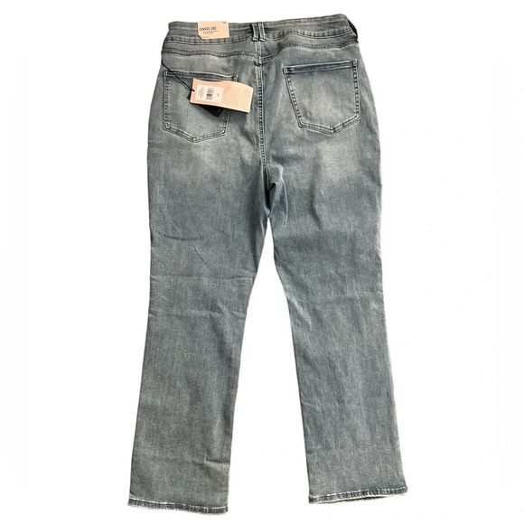 NYDJ Curves 360 Shaper Marilyn Straight Leg Stretch Jeans Thistle Falls 14P Nwt - Picture 10 of 10